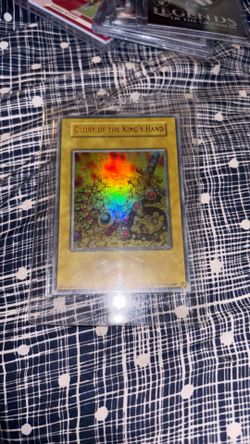 Glory of the kings hand Yugioh card