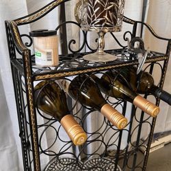 24 Bottle Metal Wine Rack