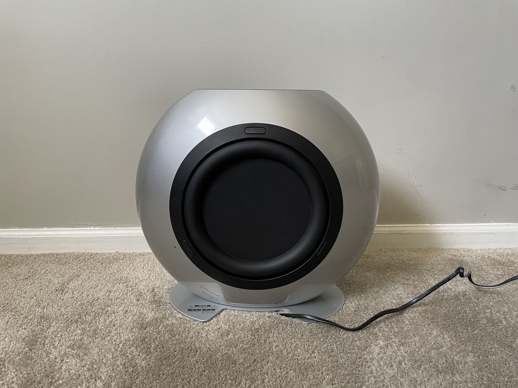 KEF HTB2 サブウーファー（ホワイト） KEF Egg White Subwoofer HTB 2 SE - Stereo, Home Cinema