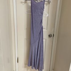 Prom Dress Lavender/splashed with Multi Color Pastel Sparkles Size S/M