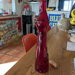 Vintage/Retro  Atomic Cat Red Wine Bottle/Decanter Barware, Decor 