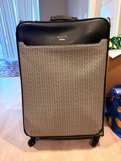 Guess Monogram Spinner Luggage Suitcase