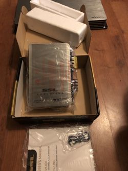 Brand new ssl 400 watts amplifier 4 channel. 50$