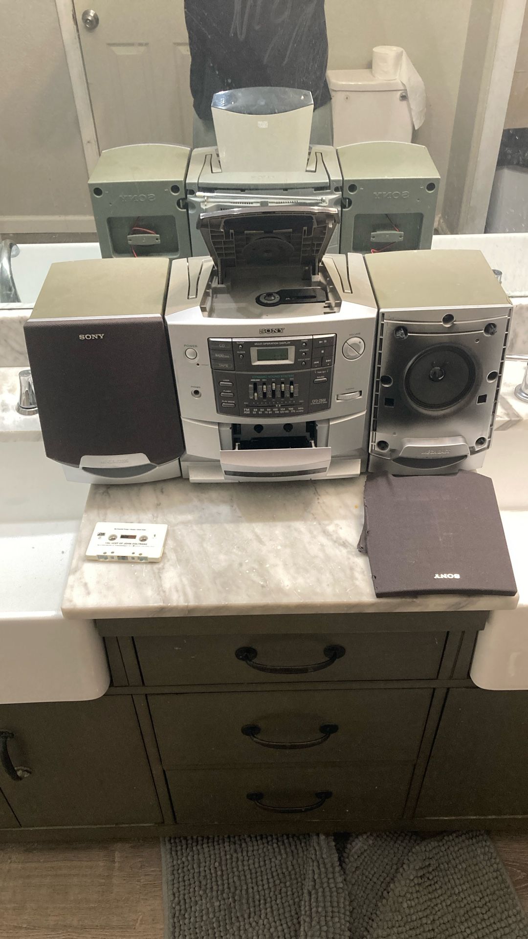1990 sony portable stereo