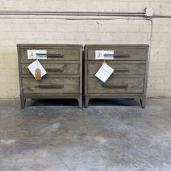 Delivery is available Never used solid wood Tow nightstands with 3 storage drawers $599 OBO!