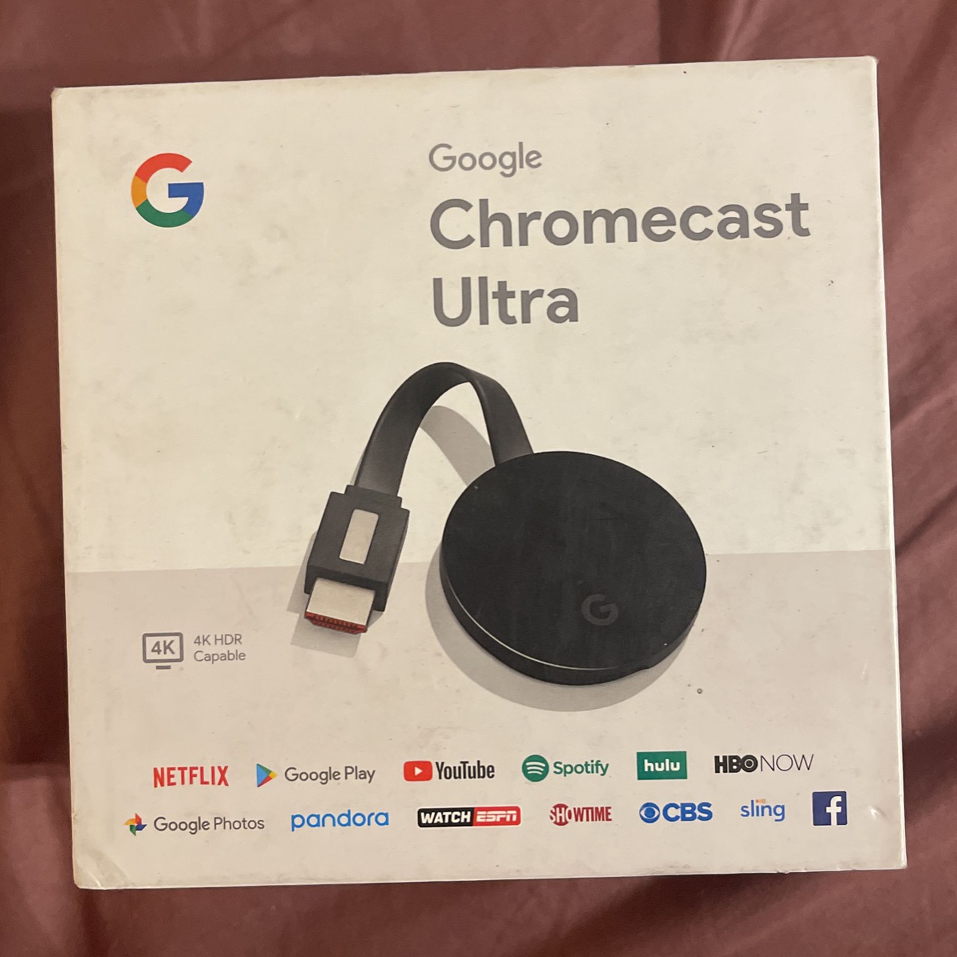 Google Chromecast Ultra 4K Media Player