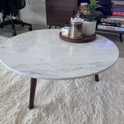 Marble Round Coffee Table 