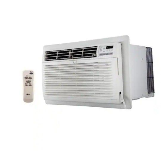 LG
9,800 BTU 115V Through-the-Wall Air Conditioner Cools 440 Sq. Ft. with Remote, Dehumidifier and in White