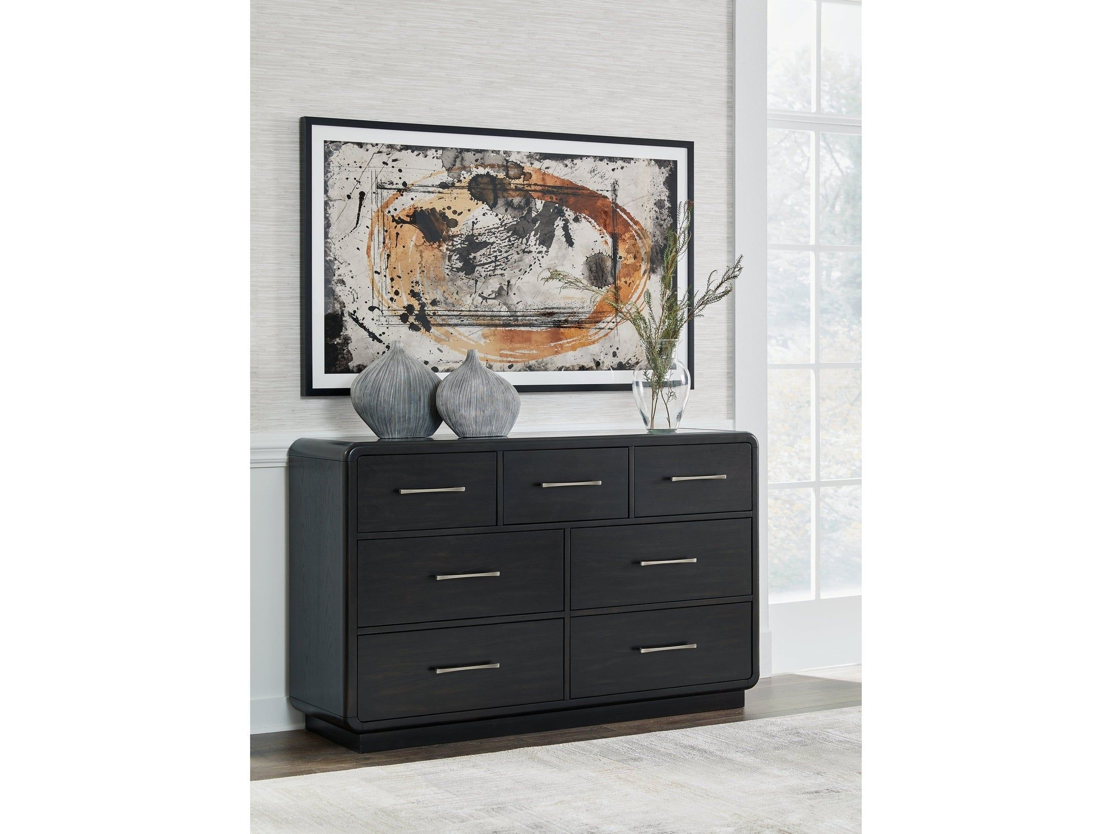 Rowanbeck Black Dresser