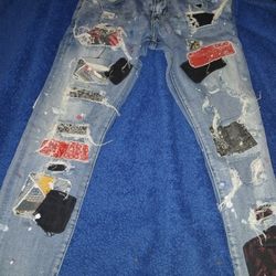 Men's Embellish Jeans 