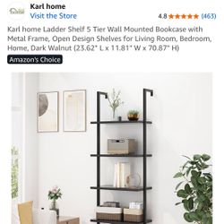 Ladder shelf - 5 Shelf