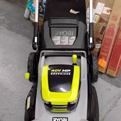 40V Hp  Brushless Whisper Series 21. In Walk Behind Self-Propelled All Wheel Drive Mower 1 Batteries & Charger