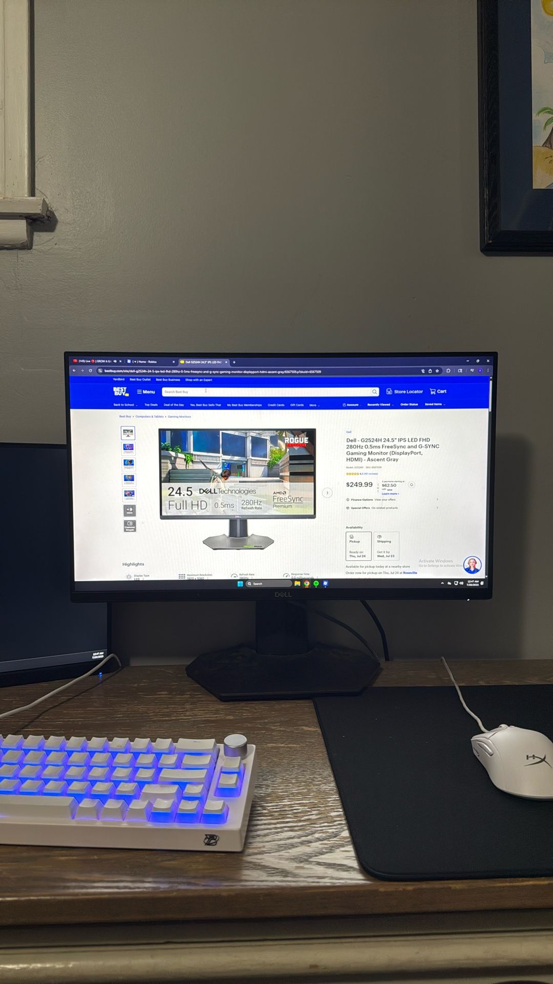 Dell 280Hz Monitor