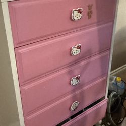 Pink Drawer Cabinet – $59