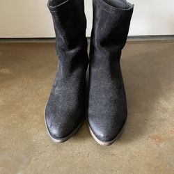 Black Leather FRYE Boots Size 7.5