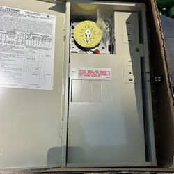 Pool Jacuzzi Power Panel Timer— NEW