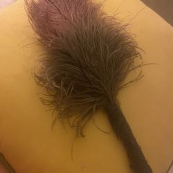 Vintage Handmade Feather Duster 