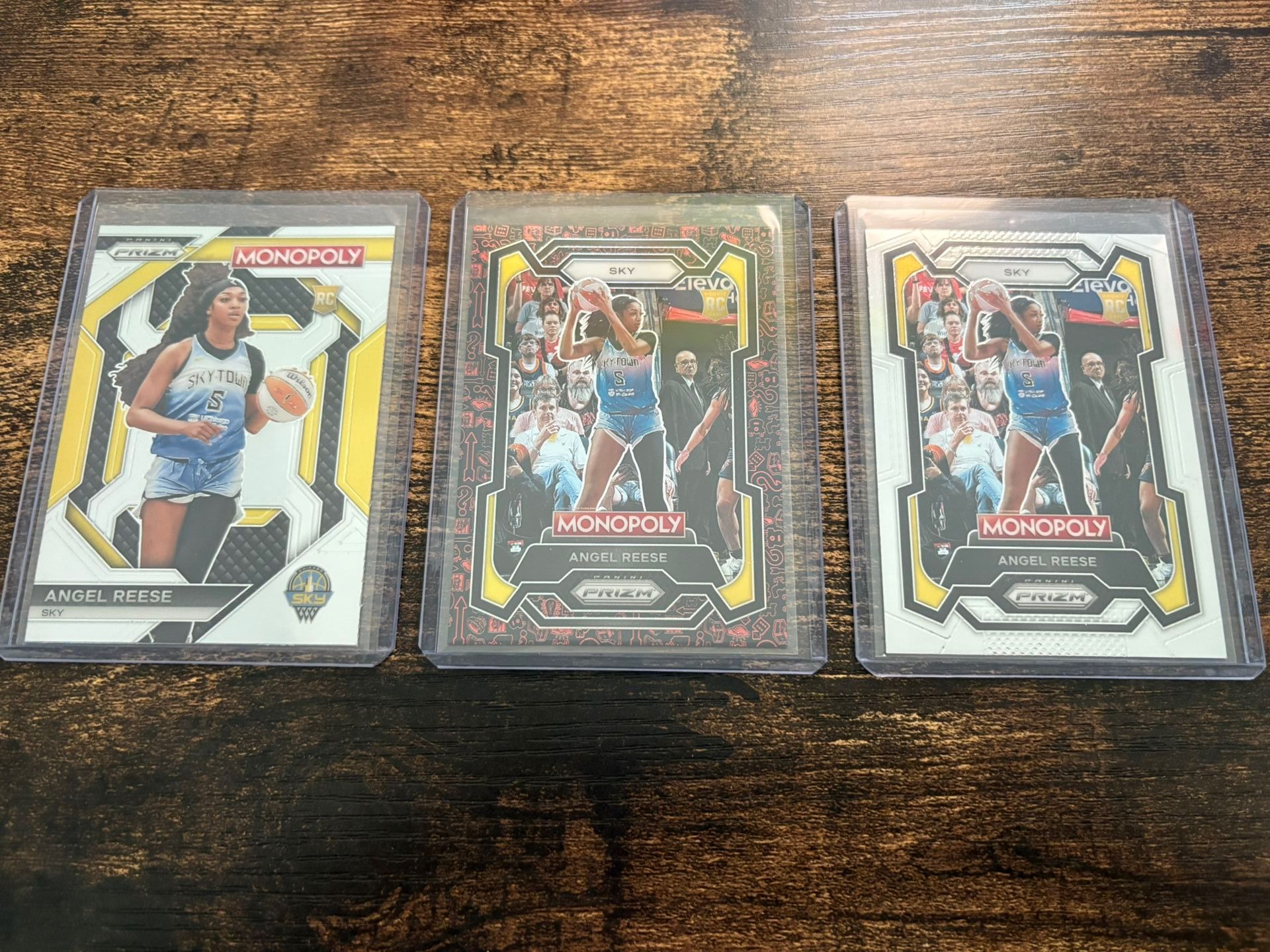 Angel Reese Rookie Cards Monopoly Panini Prizm