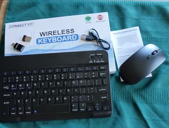 Bluetooth wireless keyboard and mouse
