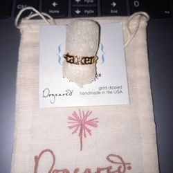 Dogeared Brand "taken" Ladies Ring