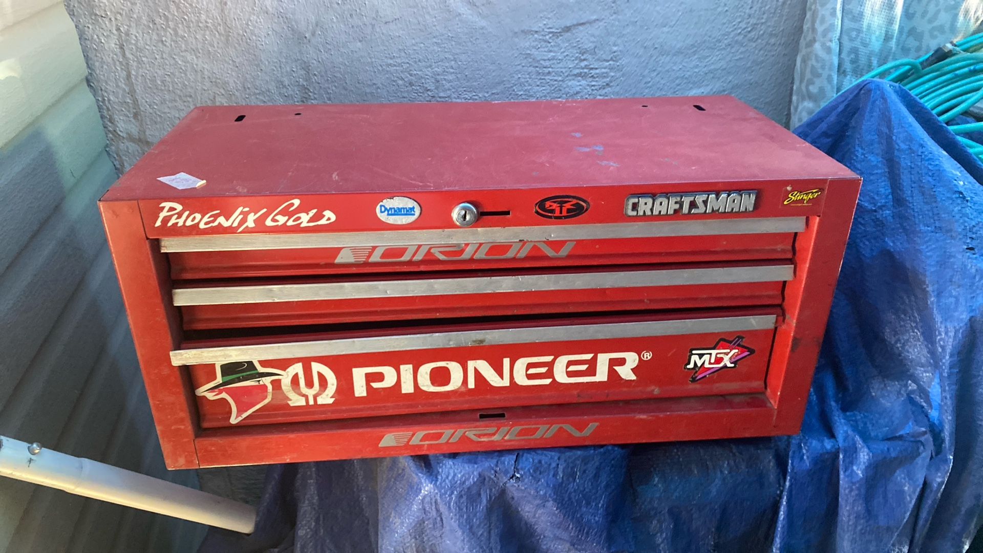 Nice Red Tool Box 3drours Pioneer