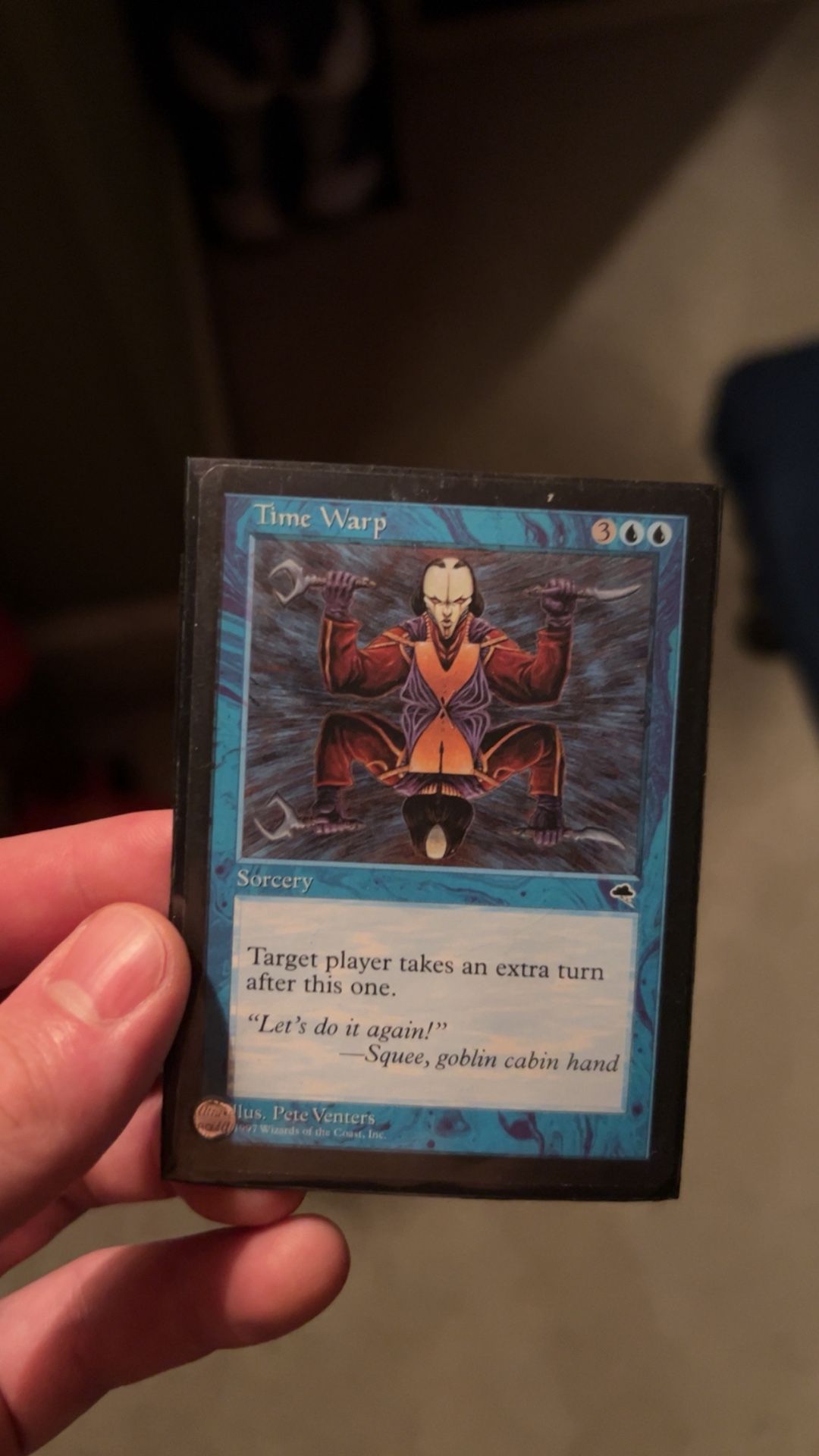 Time Warp Magic Gathering Card