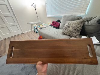 Solid wood charcuterie board