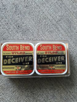 Vintage South bend nylon fishing line never used