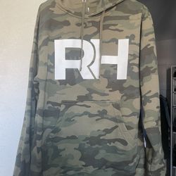 Rock Harbor Church Camo Sweater Size S