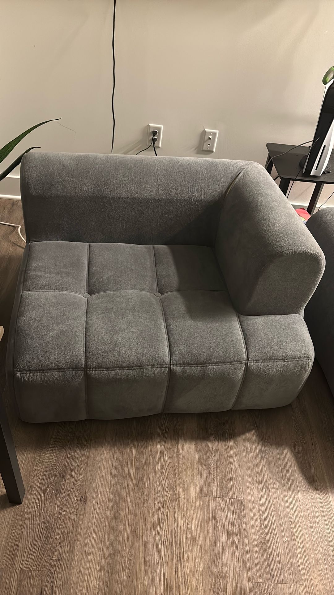 Grey Loveseat