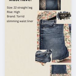 🔥Torrid Sky High Kick Boot  Jeans – Size [plus 22] 🔥