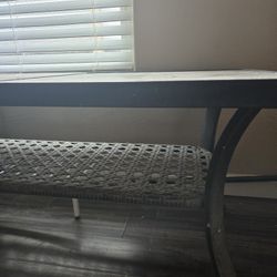 Coffee table (indoor or outdoor) Heavy Iron And Tile