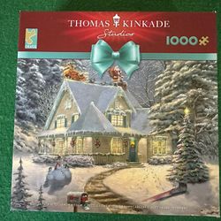 Thomas Kinkade Christmas puzzle 
