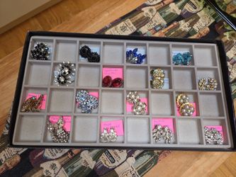 Vintage clip-on earrings