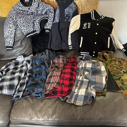 Kids Flannels$5 And Jackets$10