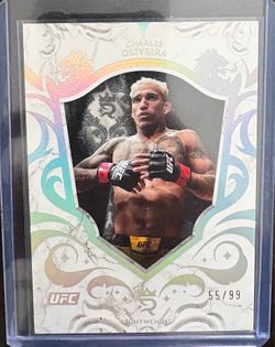 2025 Topps Royalty UFC Charles Oliveira #55/99 SSP Numbered