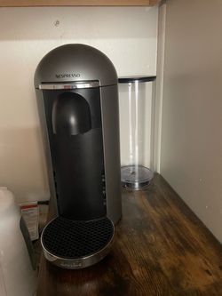 Nespresso Machine with pod rack