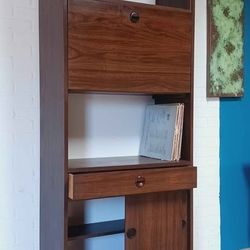 Mid Century Free Standing Cabinet Bar Shelving,  Delivery