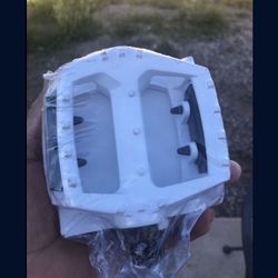 White New Pedals 1/2 