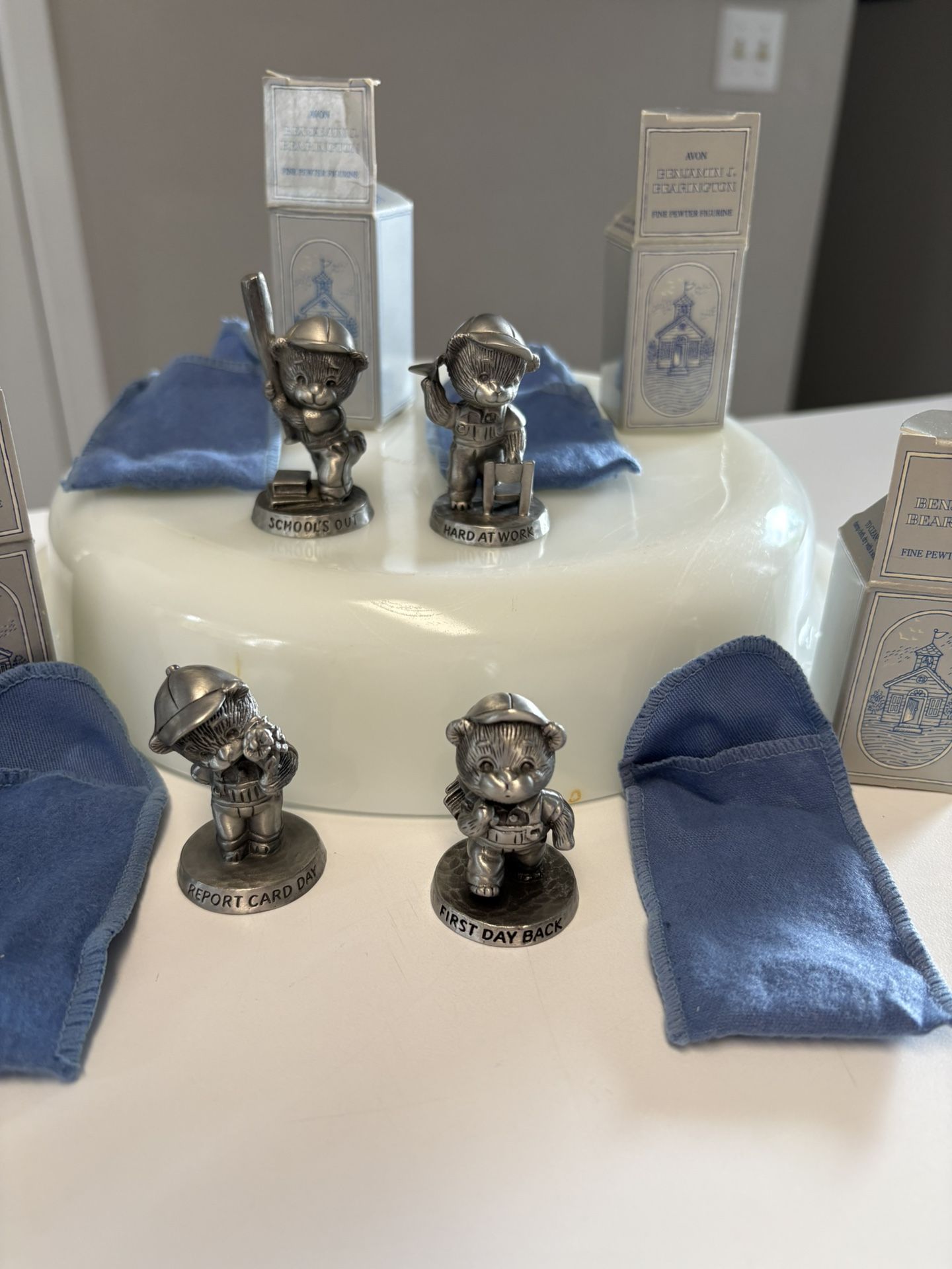 Avon Pewter School Bears