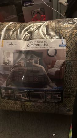 New 7 Piece comforter Set