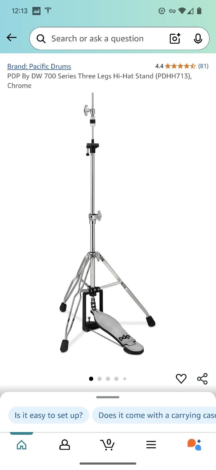 PDP By DW 700 Series Three Legs Hi-Hat Stand
