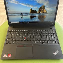 Lenovo Thinkpad E595 15.6” Ryzen 3 ,16gb Ram 256gb SSS+500gb HDD Radeon Vega 2GB Graphics, Windows 10 Microsoft Office Package, Charger. 