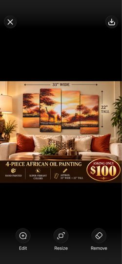 African oil painting