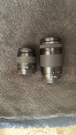 Canon EF 75-300mm and 35-80mm Lenses