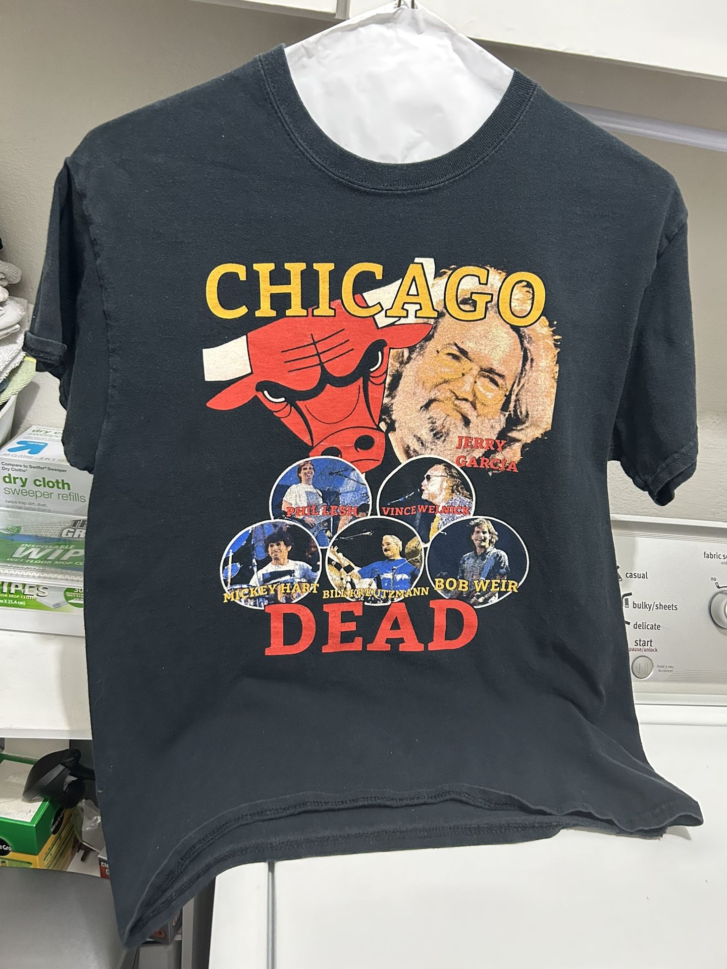 Vintage Chicago Bulls Grateful Dead T Shirt “Chicago Dead”