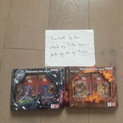 One Piece Card Game - Illustration Box - vol.6 vol 6 and vol.5 vol 5 set of 2 Brand New Sealed