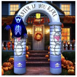 9 FT Halloween Archway with Grim Reaper