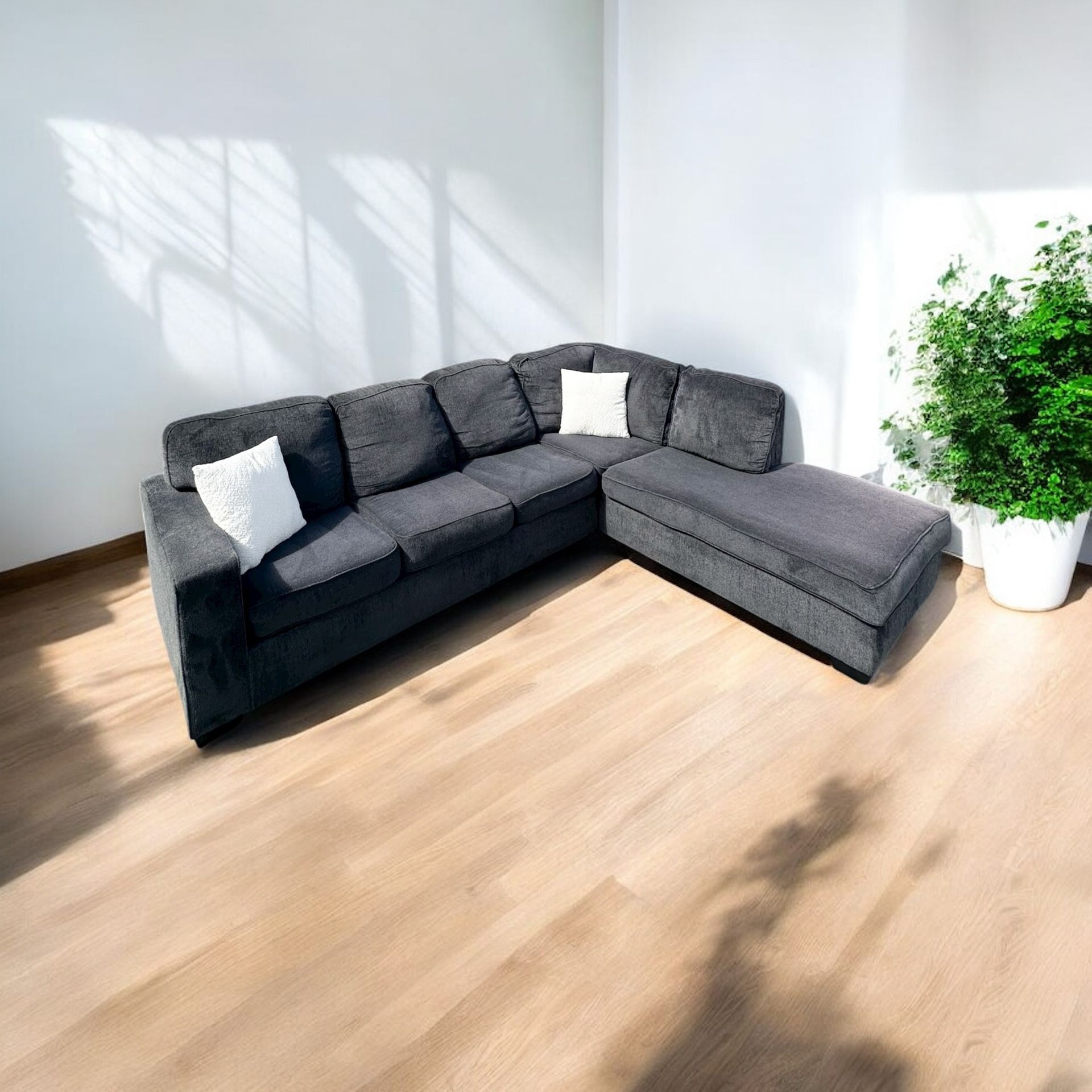 FREE DELIVERY! 🚚 Ashley Furniture Dark Gray Sectional Sofa