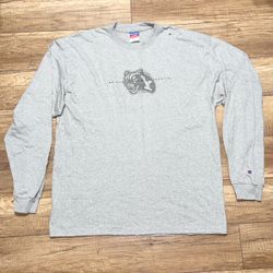 Champion BYU Cougars Throwback Early 00's Logo Long Sleeve T Shirt Mens 2XL